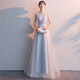 Seidler banquet evening dress for women 2025 new noble temperament white long birthday party dress can be worn at ordinary times white XXL
