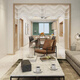 Beautiful double-bead curtain crystal curtain living room partition curtain cross beam decorative curtain wavy shape porch aisle balcony hanging curtains. Ice rain is full of wavy shapes. 46 wavy shapes are hanging within 1.4-1.8 meters in width