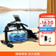 Maibaohe rowing machine, household water resistance, imported solid wood double-track rowing machine, smooth and convenient to store fitness equipment and equipment, elite version, stainless steel frame/elegant black