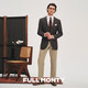 Full Monty Wollanzug Jacke Herren grauer Freizeitanzug Top Business Professional Kleidung Dunkelgrau 1230 42