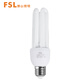 Foshan Lighting (FSL) U-shaped energy-saving lamp three-primary color fluorescent energy-saving bulb 3U energy-saving bulb E27 screw socket 23W white light (6500K)