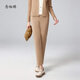 
Niannujiao 2023 summer style shopping mall same style trousers for women nine-point straight pants cigarette pants for women thin and breathable camel-67.9% nylon blend CNT3881 XL[130-145Jin[Jin equals 0.5 kg]]