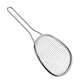 HUYO304 stainless steel colander filter kitchen household fried dumpling noodle spoon sieve flour sieve large filter 304 fishing spoon-fine mesh