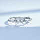 Mengjinyuan PT950 platinum ring fugitive princess bow open ring, birthday gift for girlfriend, about 2.1g