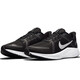 Nike (Nike) Chaussures masculines Summer quête 5 Ligne de vol houstouflante Casual Shock-Aushoned Wear-résistant aux chaussures de course de sport Da1105-006 Black / White 45