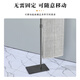 
TURS German Floor Towel Rack 304 Stainless Steel No Punch Bathroom Rotary Moving Three-Pole Standing Bathtub Companion Matte Black [1345MM Height]