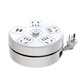 Bull (toro) El mismo zócalo de almacenamiento retráctil con enchufe de cable y fila de enchufe USB múltiple tablero multi-poroso plug-bittinmonte de arrastre de arrastre terminal de almacenamiento [5 posiciones] 1.8 metros ordinarios