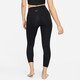Nike (Nike) Pantalones de fitness para mujeres Pantalones de yoga de primavera y otoño estirado DM7024-010 Black XL