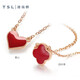 Xie Ruilin (TSL) 18K gold necklace temperature-changing enamel clavicle chain AG552-AG797 love necklace