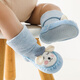 Chaussures pour bébé de Dragon enfantin bébé chaussures pour tout-petits antidérapantes chaussures de plancher intérieur mignon caricatures d'apprentissage des chaussures de marche et chaussettes printemps et d'automne modèle amélioré résistant [kaki vertical] 1 paire, 12 cm de longueur, recommandée 6-12 mois