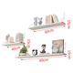 Shuaili punch-free wall shelf wall rack guest restaurant wall-mounted bookshelf one-word partition three-piece set SL8411