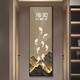 Xiaoxiao Painting Clock Light Luxury Jinshan Jiuyu Cache Large-size Electric Meter Box Decoration DQ4873 Living Room Electrical Switch Box Covering DQ4873 47 inches 40*120cm [Can cover 30*110]