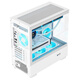 AOCCG393W white gaming computer desktop sea view homeowner case double-sided glass/MATX motherboard/360 water cooling/9 fan positions/270 panorama/upper and lower compartments