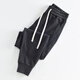 Kuraishi Kazuki 480G heavy combed cotton casual pants men's autumn and winter new loose leggings sweatpants men's sports long pants dark gray 31