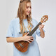 Tom700RM full single ukulele acacia wood small guitar advanced Ukulele student boy and girl model ukulele TUT-700RM (26-inch original sound model)