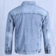 Tang No. Jean veste pour hommes 2025 Spring Nouveau style confortable tendance de mode basique adolescente rétro hommes veste 684 Black Gray XL
