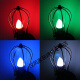 呗綶 Seven-color lamp LED bulb color-changing energy-saving lamp living room chandelier rgb energy-saving lamp remote control e14 small screw mouth colorful lamp (with remote control) 3 colorful