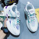 Brand Herrenschuhe Sportschuhe Laufschuhe Herrenschuhe 2024 Frühling Neue vielseitige trendige lässige Laufschuhe Junge koreanische Stil Teenager Herrenschuhe x9920 Weiß Lila 37