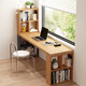 OSTRADAN solid wood computer desk pine wood bookcase table with storage wall bookshelf home integrated log student double table customized photo shoot