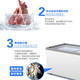 海尔（Haier）冰柜卧式商用超市展示冰柜 冷冻冷藏转换大岛柜海鲜柜 719升/冷藏转换冷冻SC/SD-719HE