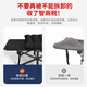 Camel Outdoor Camping and Camping Lips Simple Pliage Lit Accompagnant lit Single Office Square Tube 71x188 Gray