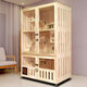 Shao Zhengzhao Ze Suihuan (SUIHUAN) Cat Villa Solid Wood Cat Cabinet Enclosed Luxury Cat Cage 120 Re-Examination Solid Wood Pine Wood Package Installation