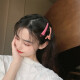 Morning Star Korean new jelly color duckbill hairpin large one-word clip bangs clip simple personality side clip hairpin headdress gray blue