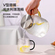Made in Tokyo, cold kettle, high borosilicate glass tea water separation, heat-resistant and high-temperature resistant cold kettle, tea cup, large capacity 1.8L