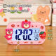 Luxu orange alarm clock for students, special wake-up tool for children and girls, powerful wake-up call, cute and good-looking 2023 new self-discipline watch, purple Kurome + sticker