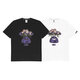 AAPE MODE MARKE APE HEAD CAMOBLAGE BRIEFEN RUND SACK COUTWOLLE Kurzärärmelte T-Shirt für Männer und Frauen Sommer loser halbärmeliges Hemd schwarz 693# schwarz M 80jin [Jin entspricht 0,5 kg] 120jin [Jin gleich 0,5 kg]