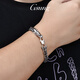 GsunG platinum bracelet men's new PT950 faucet bracelet is generous and wide platinum men's bracelet keel chain PT950 bracelet is about 76 grams and 22 cm pre-ordered