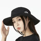 The North Face 北面渔夫帽男女同款春夏款运动户外宽帽檐帽防晒遮阳帽5FX6 5FX6-JK3/黑色/22-24循环款 LXL/60cm左右