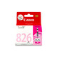 Cartouche Canon 825 826 BK Black adaptée à MX898 / MG8280 / MG6280 CIL-826M Magenta (stock)
