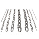
Mafu (CNMF) 9737 304 stainless steel lifting load-bearing chain guardrail swing chain anti-theft lock car anchor iron chain thick (customized 6mm thick one meter pack)