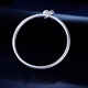 Xiyue Platinum Two Worlds Bracelet Platinum PT950 Plain Circle Smooth Lotus Peng Solid Bracelet for Wife’s Birthday Gift 20.58g Circle No. 56 Shipped in 1-10 working days