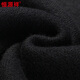 Hengyuanxiang thickened 100% wool sweater men's zipper half turtleneck sweater warm top HJ197 dark red 180/96A
