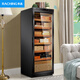 Meijing (raching) MON2800A WIFI smart solid wood horizontal line constant temperature constant temperature cigar cabinet temperature control humidity cigar humidifier home starry black (Canadian cedar wood shelf) 330L