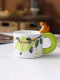 Yuanlong Cartoon Cute Water Cup Cute Pet Handmade Animal Cup Cat Snail Ceramic Cup Underglaze Color Mug Animal World-Frog Cup