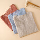 Zimu Cotton Leinen 2023 Sommerkleidung für Frauen, literarische, vielseitige, lose, retro und modische Oberseite, kurzärmeliges Hemd, 6296 Brick Red M (Empfohlen 95-115 Jin [Jin ist 0,5 kg]))
