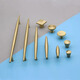 
XMSJ new Chinese copper wardrobe handle golden brass cabinet drawer door handle modern simple single hole copper handle 6623-single hole