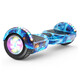 Hatsune electric balance car for adults and children 6-12-10-15 years old intelligent two-wheel poleless parallel car 7-inch ice flame luminous wheel