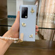 Lion Kaidun Huawei Matex2 Téléphone mobile Version Collector Full-Pack Flip Magnetic Imitation Leather X2 Mobile Phone Case Ultra-Thin Personalité mignon Ladies Mate x2 Nouveau étui [couverture en cuir Sky Blue-Flip] Ballet Girl + Minnie + Rose Pearl Bracelet Huawei Mate X2 Collector's version