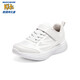 
Skechers children's sports shoes for boys and girls running shoes lightweight breathable shock-absorbing big children's small white shoes 302429L