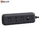 BULL socket/B8 series black with child protection door new national standard socket/socket/socket strip three-position master control total length 1.8 meters GN-B8120H