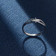 Pt.Charm new platinum living ring for women as a gift pt950 platinum tail ring love at first sight women's ring If not in stock, it can be customized. Take 1.8g as an example