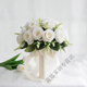 Clcey New Style Forest Camellia Knospe simulierte weiße Rose Hochzeit Fotografie Fotografie Braut Braut Hochzeit Engagement Halten Blumen Zeit und Raumliebhaber