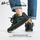 Pull-back sneakers for men 2025 spring and autumn new niche original casual men's sports shoes thick sole heightening bread shoes dark green 42