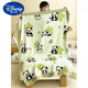 Disney Cute Panda Blanket Type A Milk Velvet Newborn Baby Blanket Children's Small Blanket Cover Autumn and Winter Double Layer Thickened Panda Zaizai Soft Milk Velvet 100*120cm Infant and Child Style
