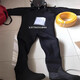 693连体全密封潜水服下水道打捞服全封闭呼吸面罩全干式潜水衣 全密封潜水服