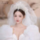 Fulanti Cute Bride New Retro Lace Handmade Wedding Bride Wedding Crown Wedding Dress Style Headwear Accessories Model Crown
